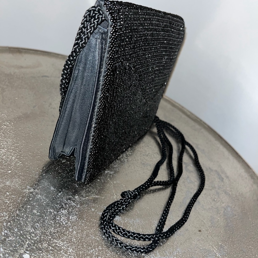 Vintage Diane Von Furstenberg Beaded Crossbody Evening Clutch Purse - Picture 5 of 16
